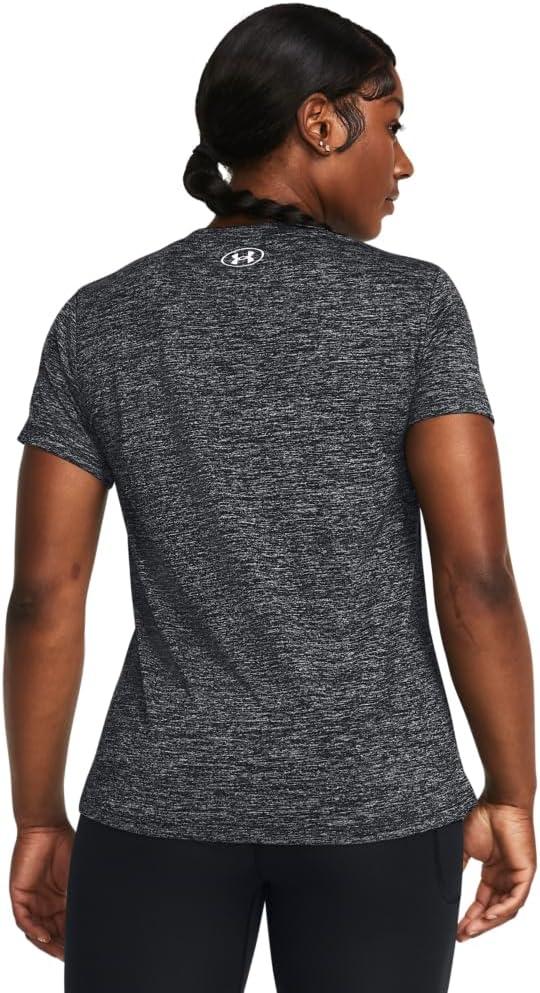 image:imageUnder Armour Womens Tech Short Sleeve VNeck Twist001 Black White