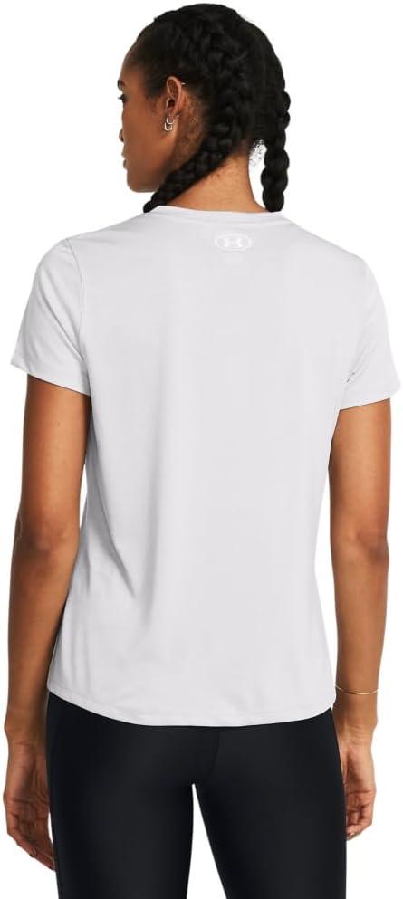 image:imageUnder Armour Womens Tech Short Sleeve VNeck Twist014 Halo Gray White White