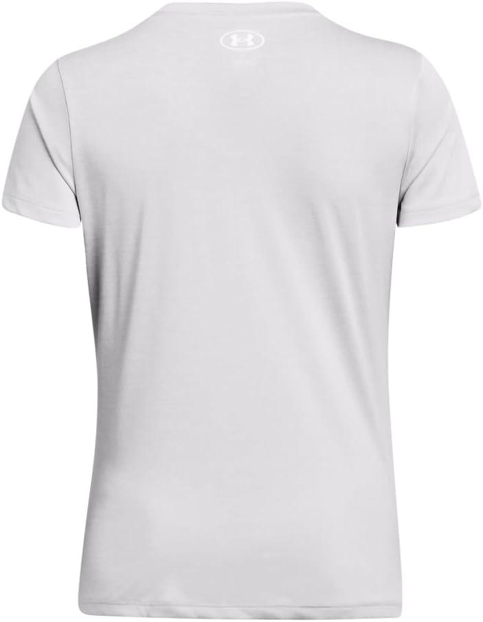 image:imageUnder Armour Womens Tech Short Sleeve VNeck Twist014 Halo Gray White White