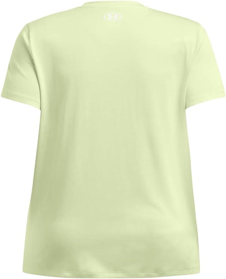 image:imageUnder Armour Womens Tech Short Sleeve VNeck Twist383 Retro Green White
