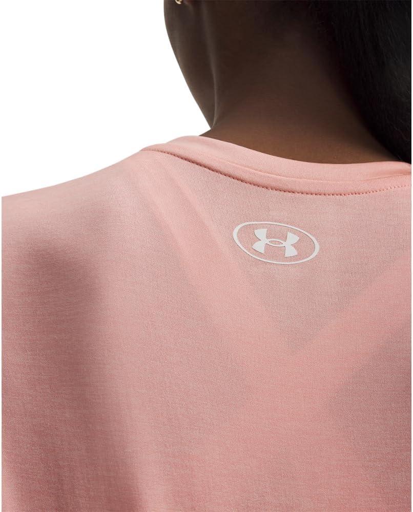 image:imageUnder Armour Womens Tech Short Sleeve VNeck Twist603 Posh Pink White