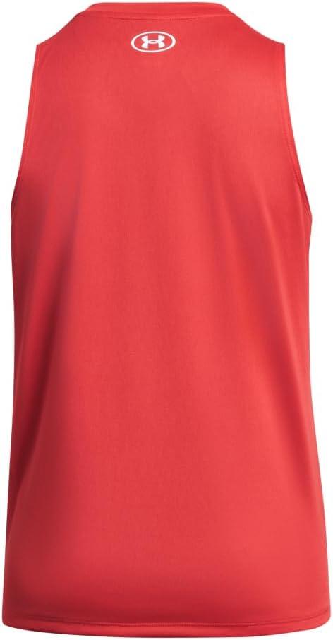 image:imageUnder Armour Womens Tech Tank Top814 Red Solstice White