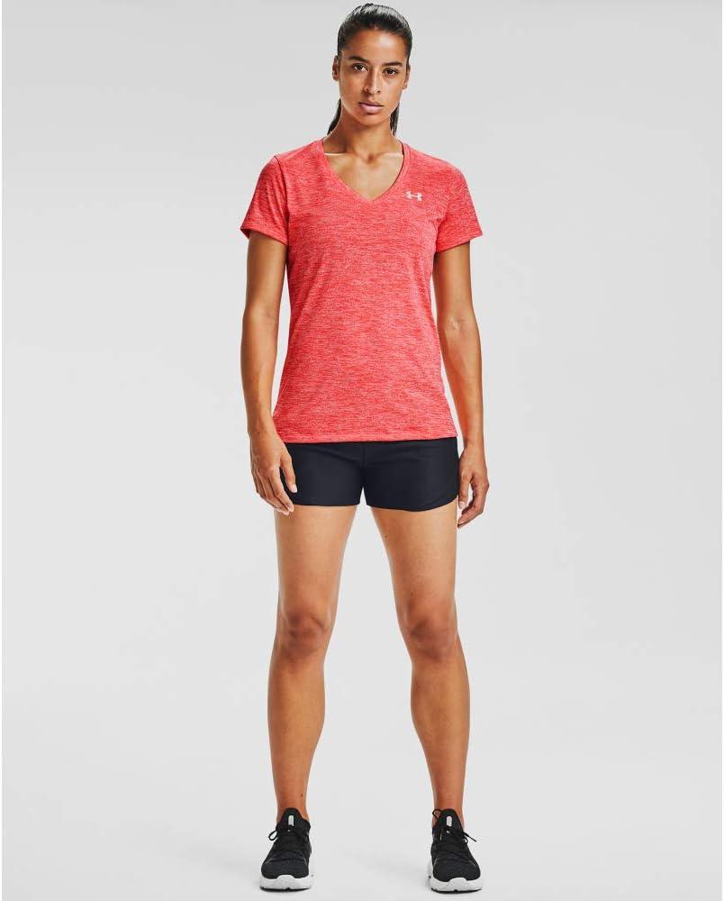 image:imageUnder Armour Womens Tech VNeck Twist ShortSleeve TShirtBeta Tint 658Tonal