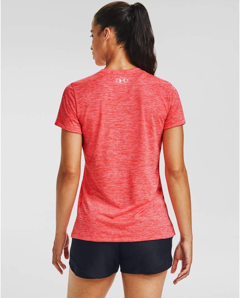image:imageUnder Armour Womens Tech VNeck Twist ShortSleeve TShirtBeta Tint 658Tonal