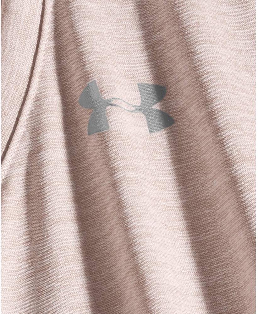 image:imageUnder Armour Womens Tech VNeck Twist ShortSleeve TShirtDesert Rose 679Tonal