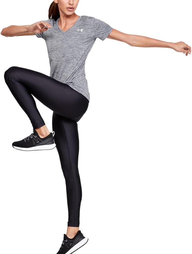 image:imageUnder Armour Womens Tech VNeck Twist ShortSleeve TShirtGray