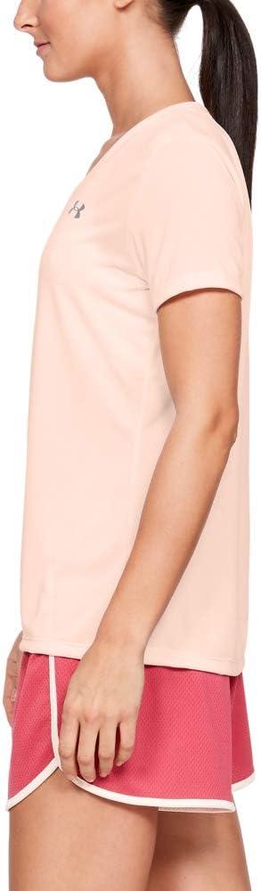 image:imageUnder Armour Womens Tech VNeck Twist ShortSleeve TShirtOrange