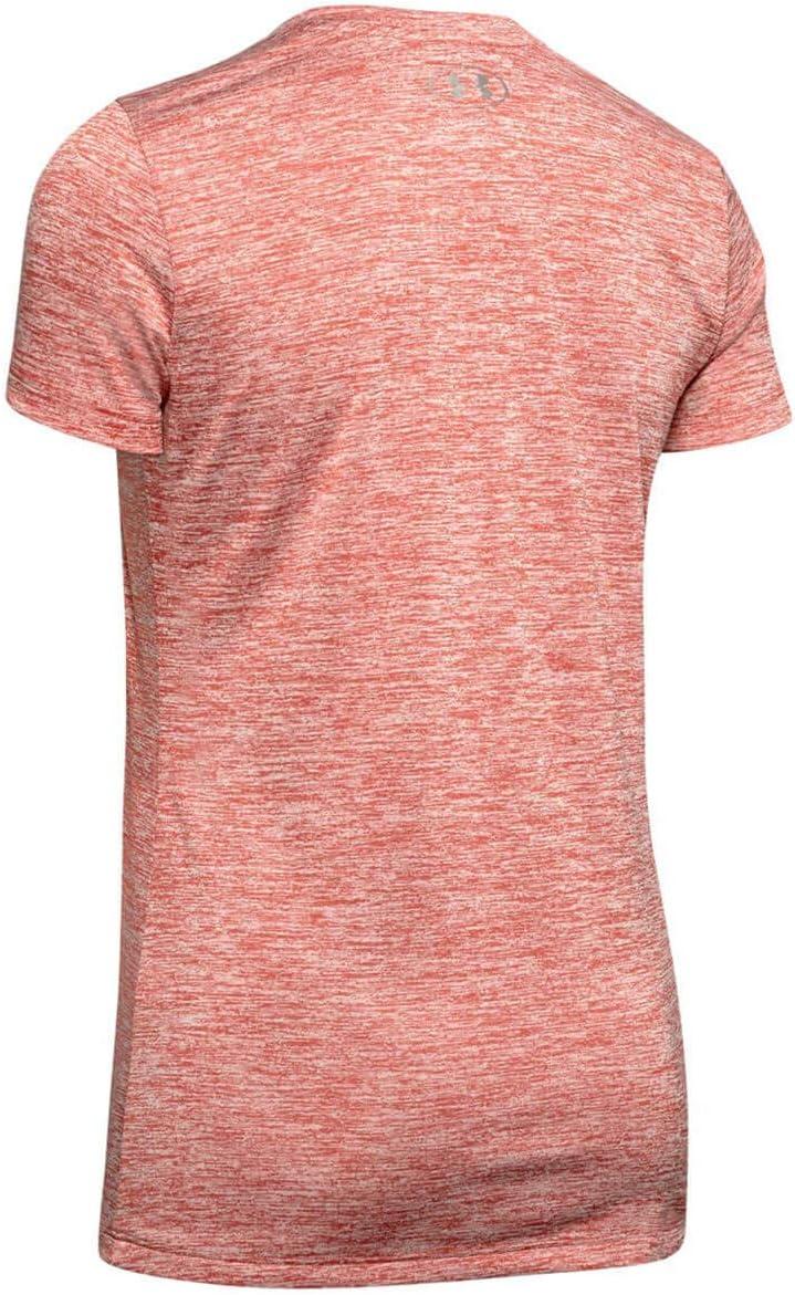image:imageUnder Armour Womens Tech VNeck Twist ShortSleeve TShirtPink