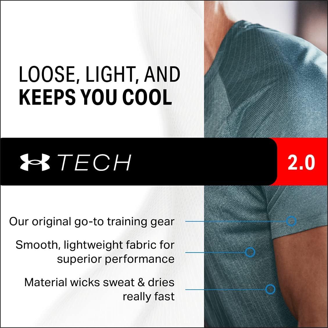 image:imageUnder Armour Womens Tech VNeck Twist ShortSleeve TShirtRetro Pink 676Metallic Silver