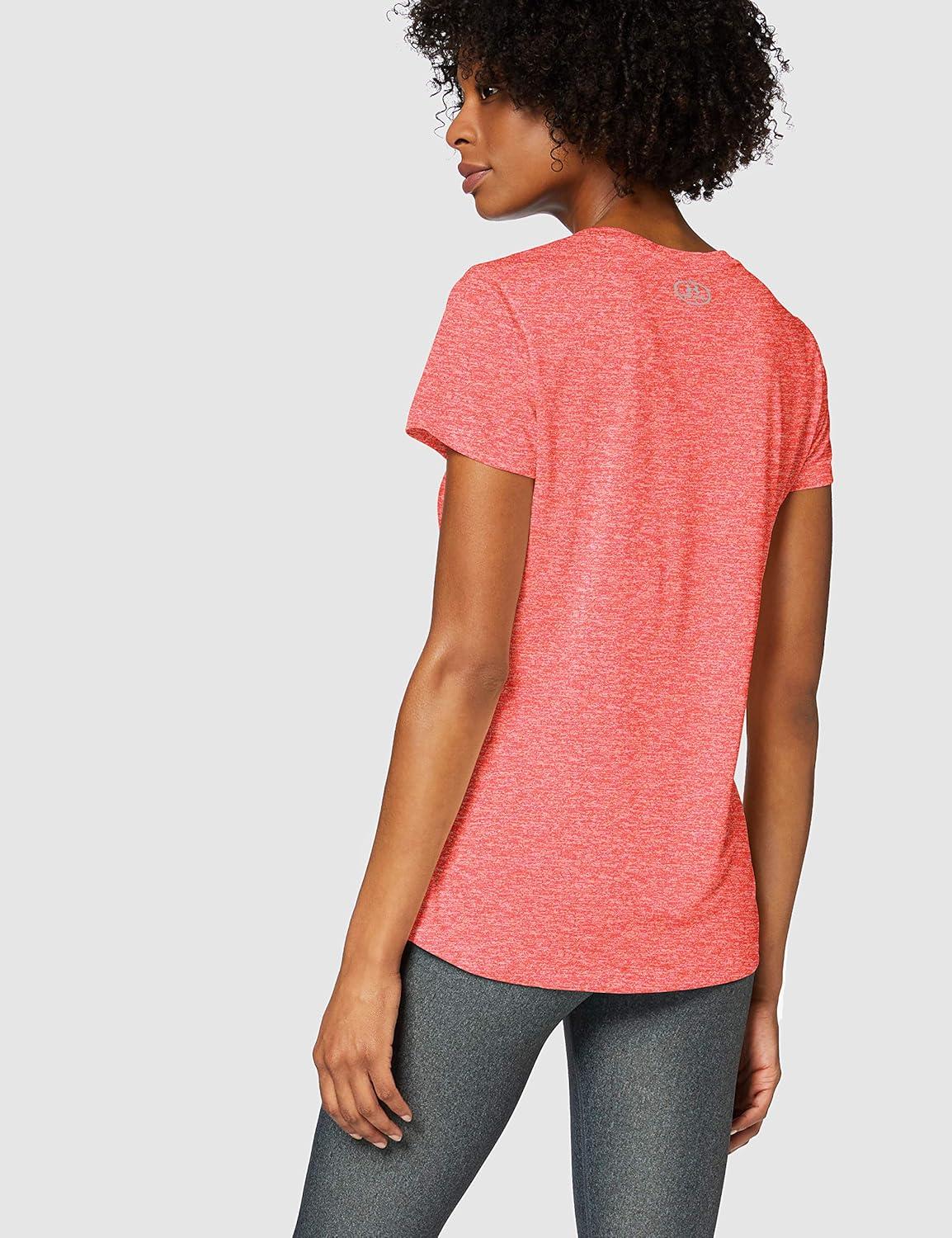image:imageUnder Armour Womens Tech VNeck Twist ShortSleeve TShirtWatermelon