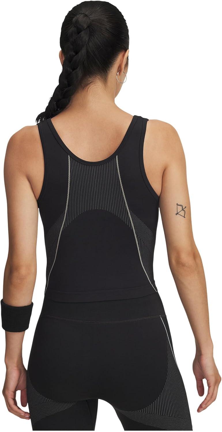 image:imageUnder Armour Womens Vanish Seamless Tank TopBlackSteelSteel