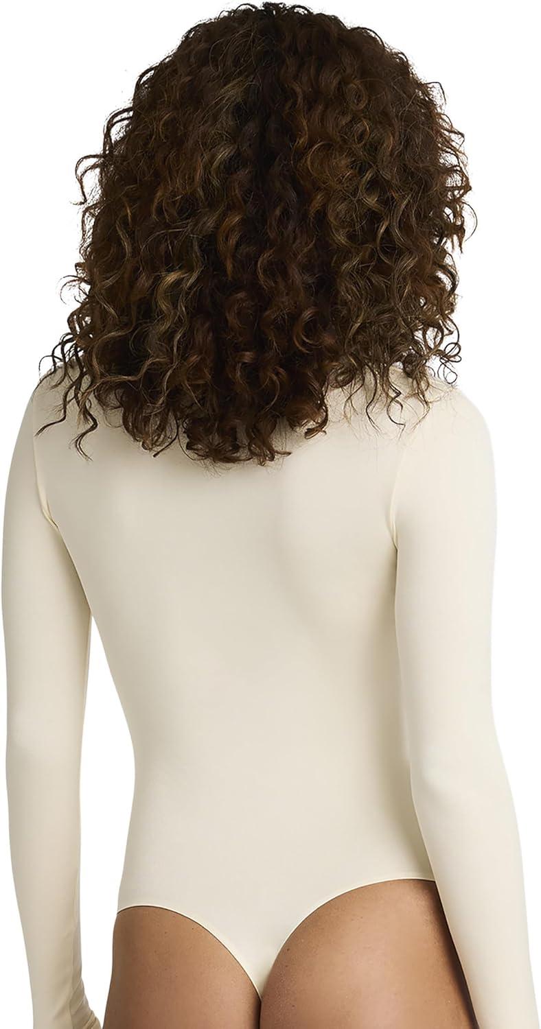 image:imagecommando womens Prima Ballet Sleeveless Deep V BodysuitIvory