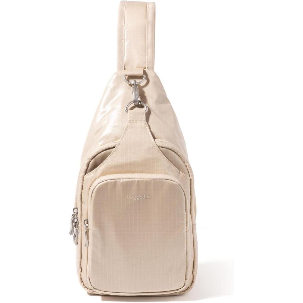 image:imageBaggallini womens Central Park SlingChalk Gloss Ripstop