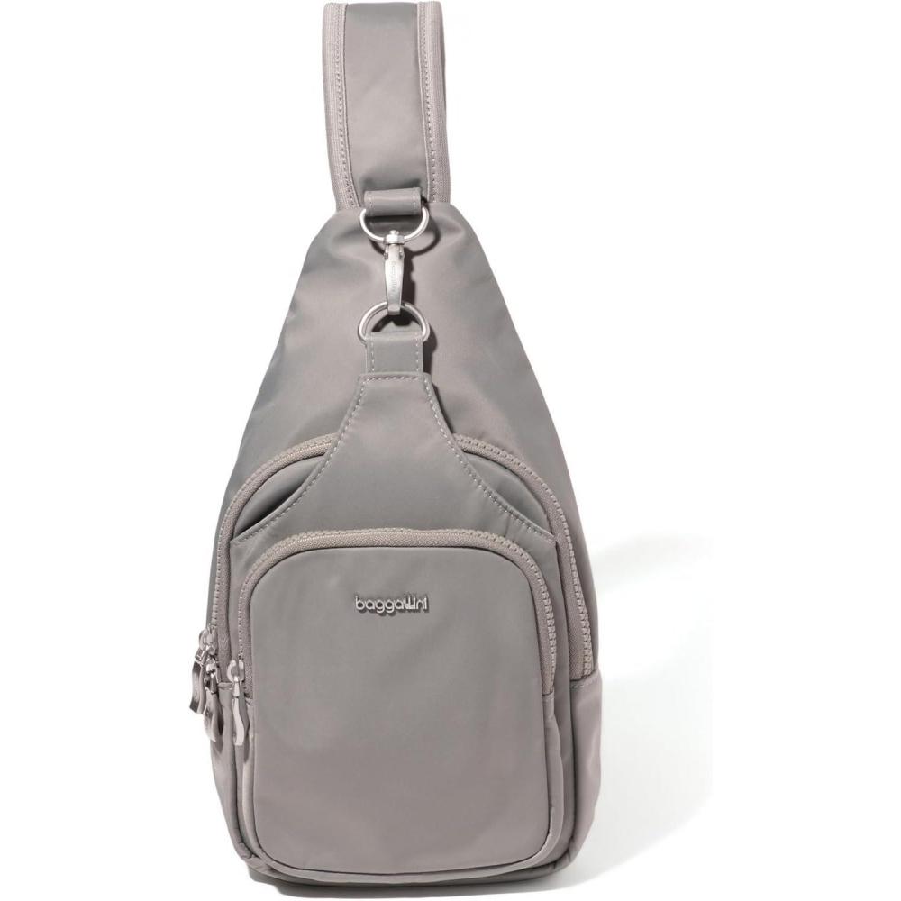 image:imageBaggallini womens Central Park SlingSteel Grey Twill