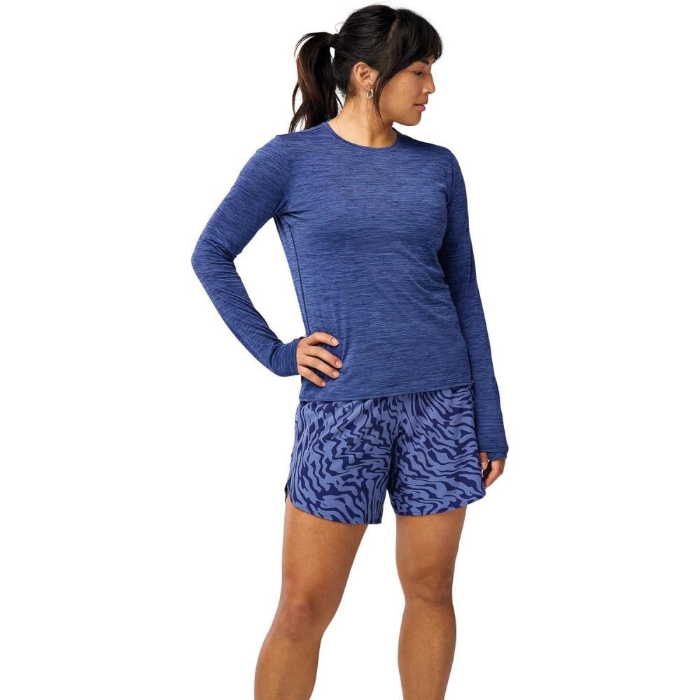 image:imageBrooks Luxe Long SleeveHeather Midnight