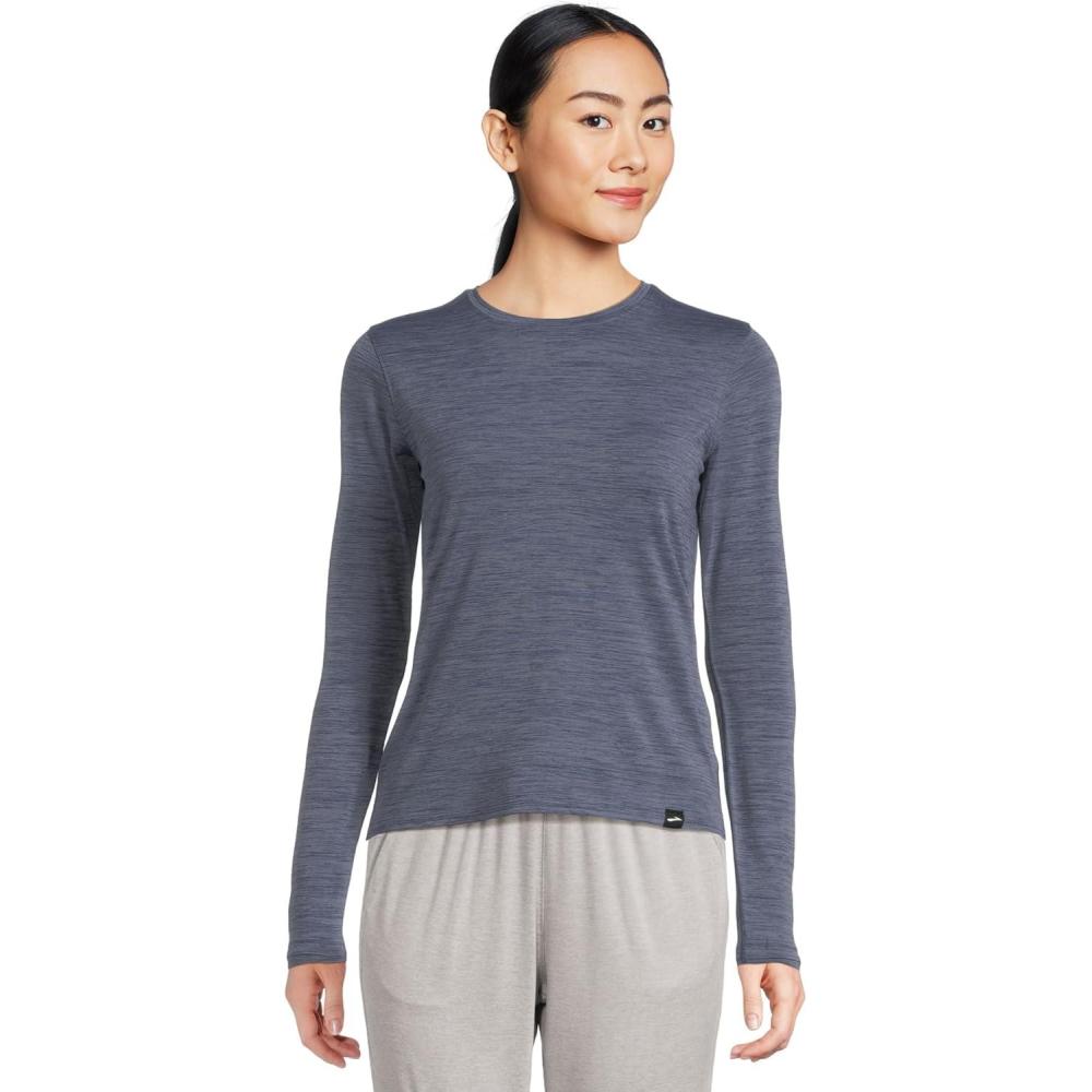 image:imageBrooks Luxe Long SleeveHeather Nightshadow