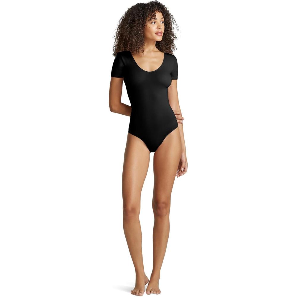 image:imageCap Sleeve Ballet Bodysuit by COMMANDO LLCBlack