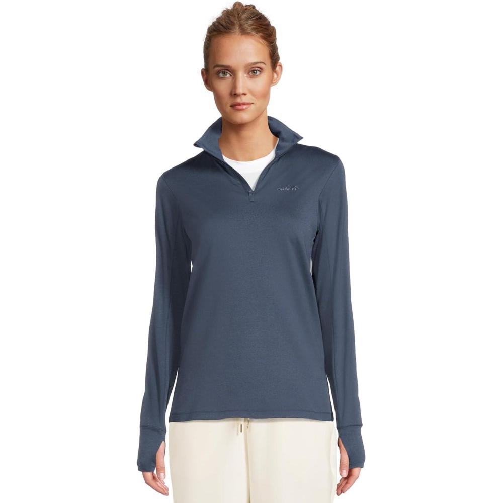 image:imageCraft Womens Flow Halfzip LongsleeveNorthMelange