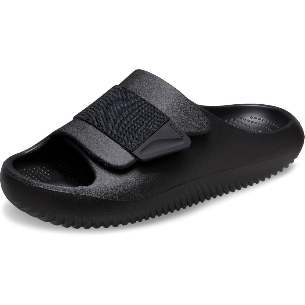 image:imageCrocs Unisex Adult Mellow Luxe Recovery Slide SandalsBlack