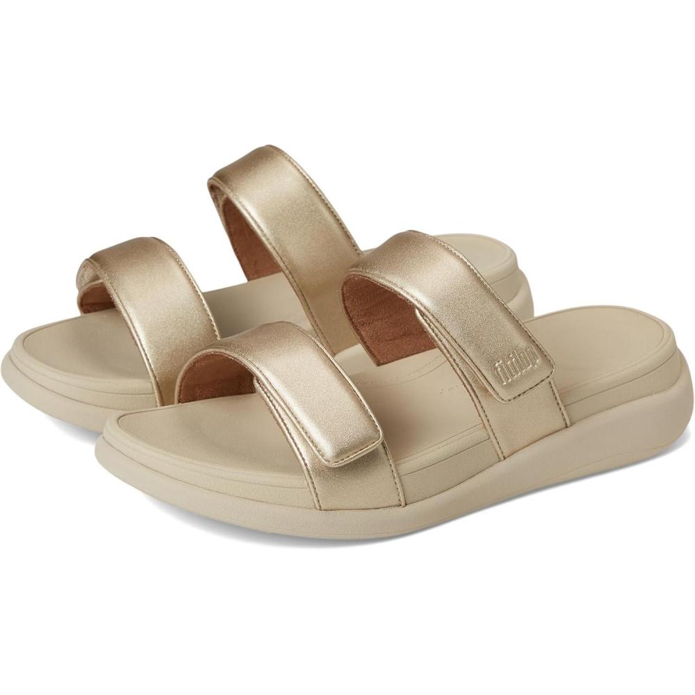 image:imageFitFlop Womens FMODE GO Adjustable TwoBar Slide SandalPlatino 2