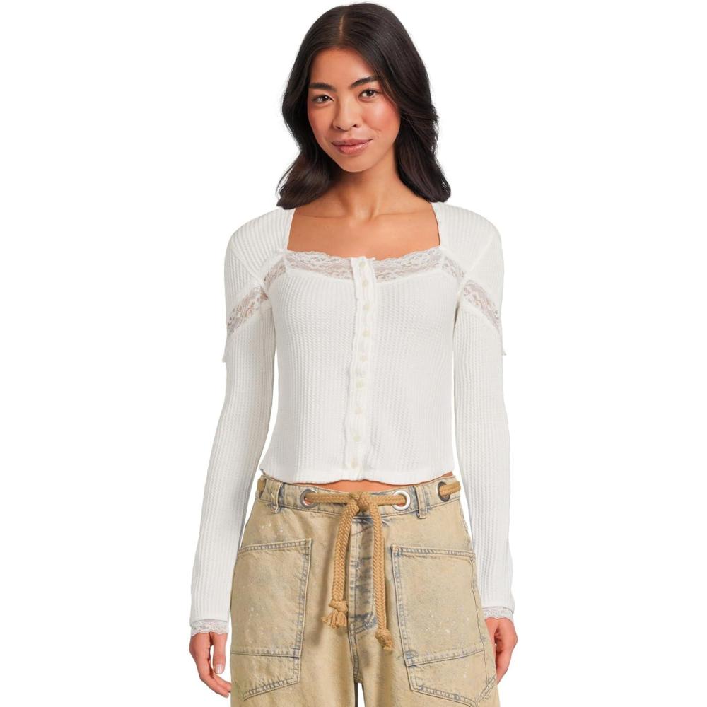 image:imageFree People Womens Lets Party CardiClean Ivory
