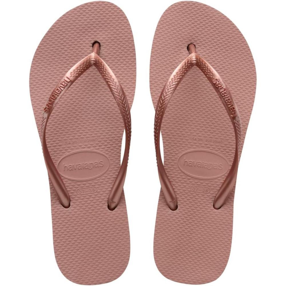 image:imageHavaianas Slim Flatform Womens Flip Flop Sandals Crocus Rose 910W 8M