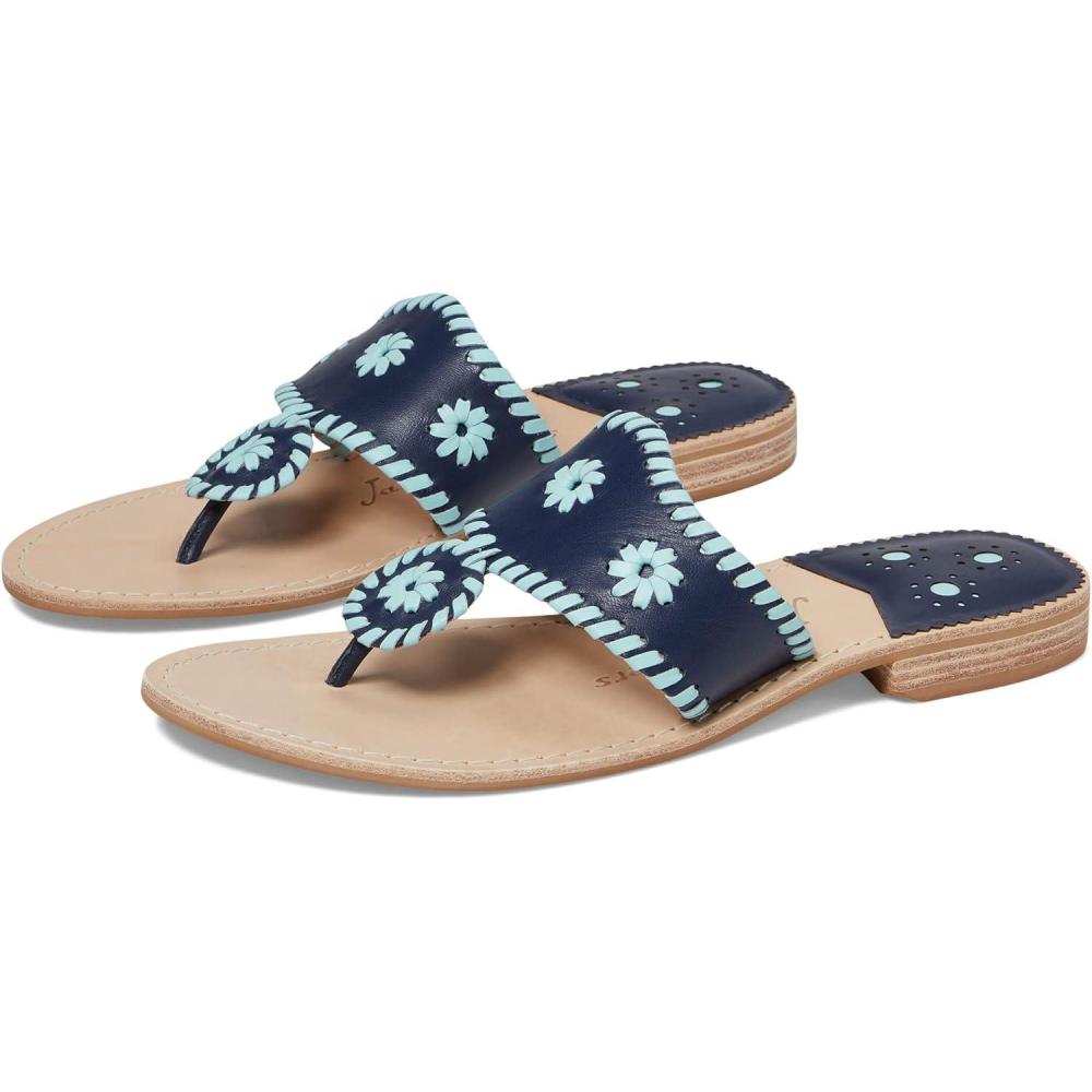 image:imageJack Rogers womens Jacks Flat SandalMidnightTurquoise Nappa
