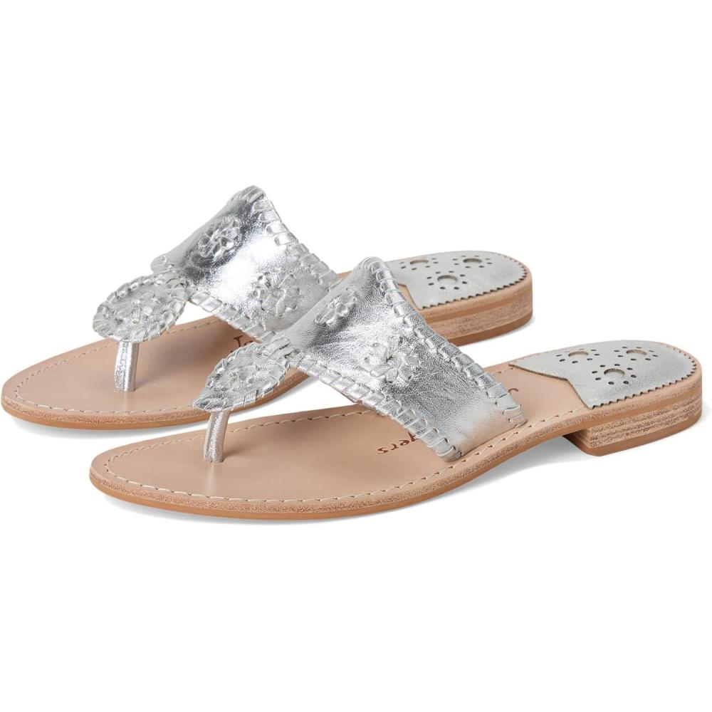 image:imageJack Rogers womens Jacks Flat SandalSilverSilver
