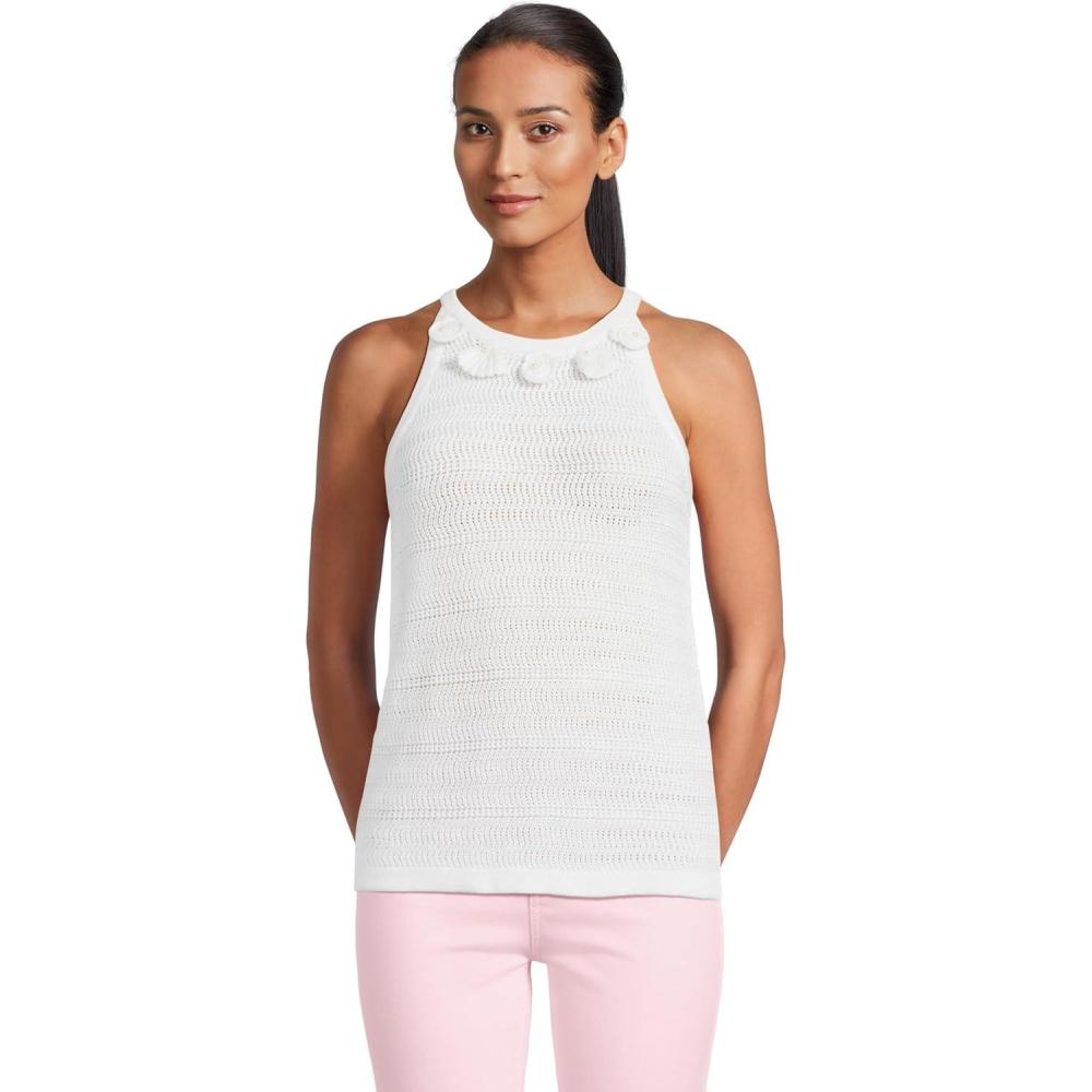 image:imageLilly Pulitzer Womens Emra Sweater TankResort White