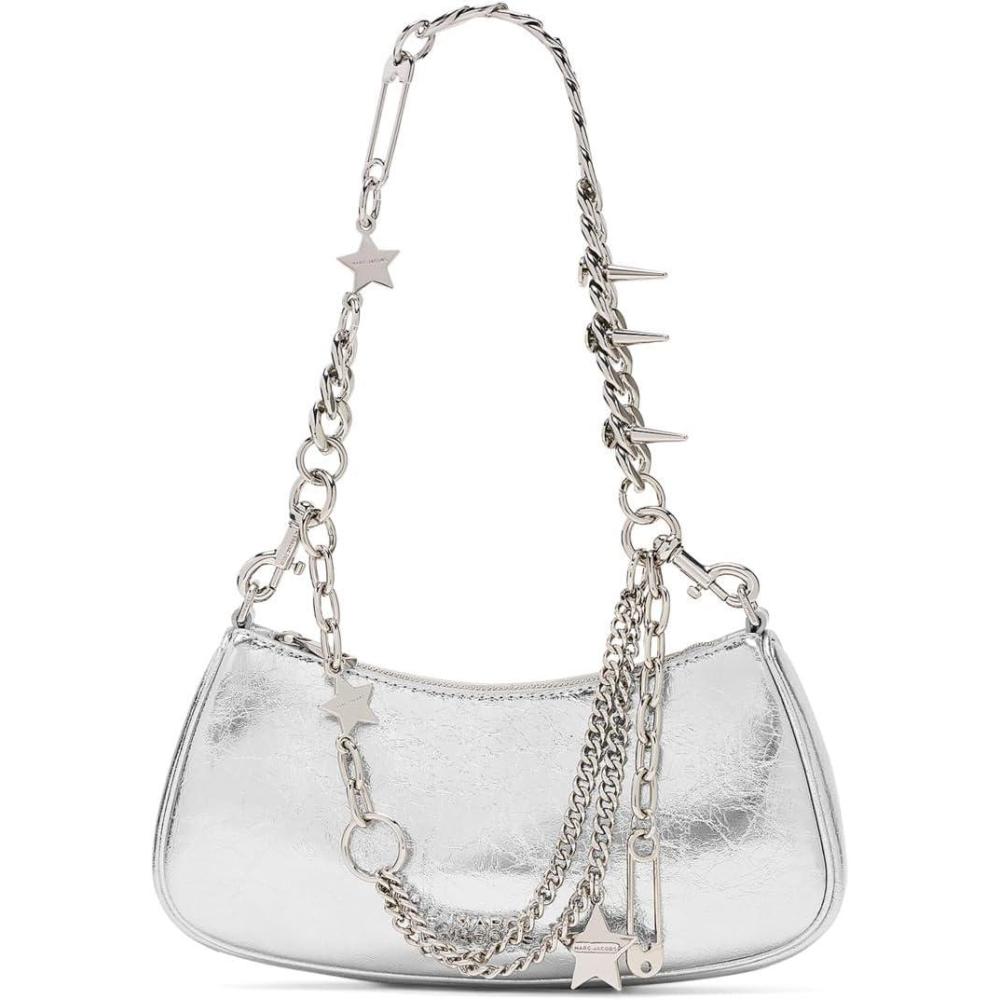 image:imageMarc Jacobs The Metallic Charm Shoulder Bag Silver