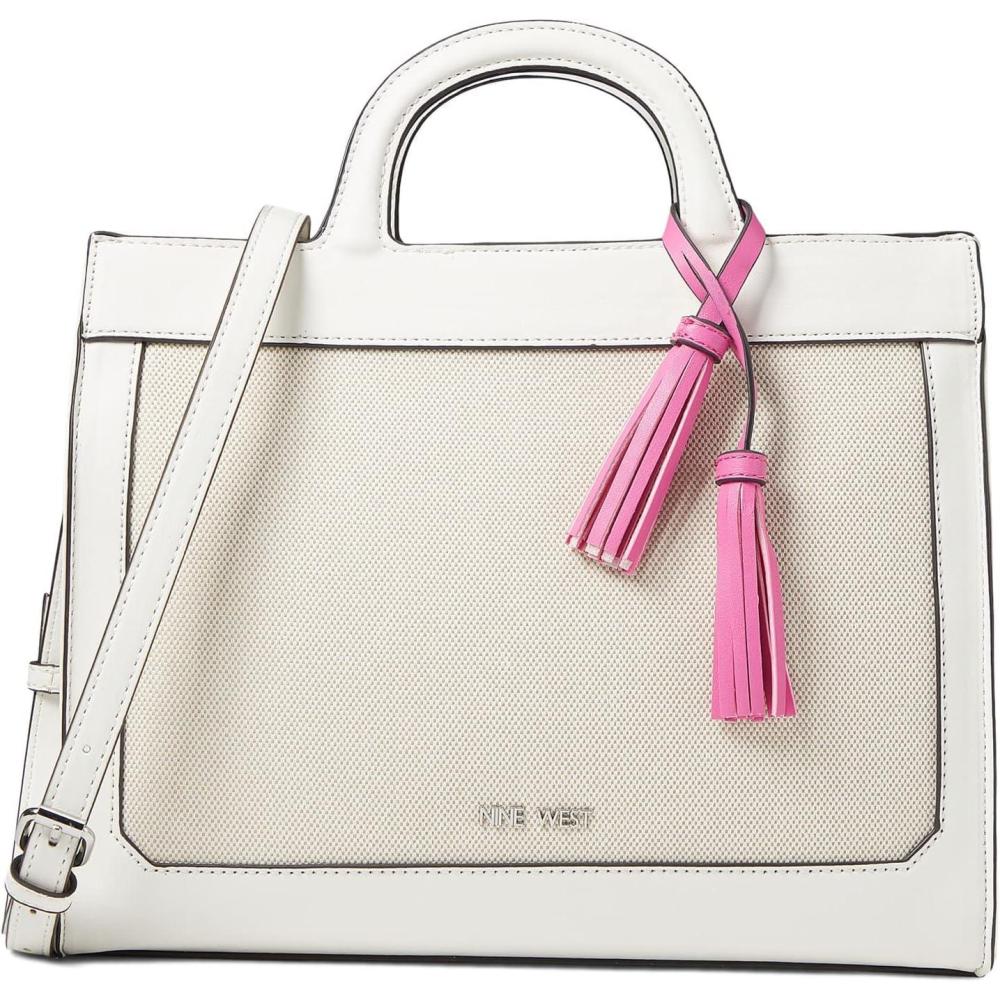 image:imageNine West Ojai Carryall SatchelBeigeOptic White