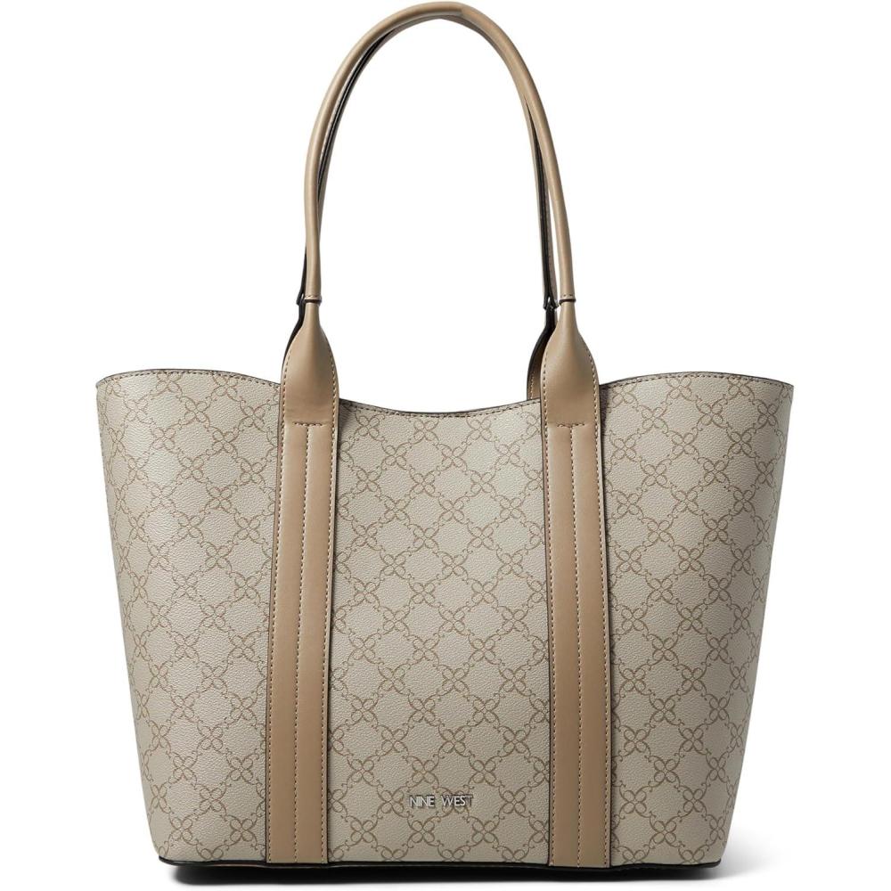image:imageNine West womens Kyndall Trap ToteMushroom Logo