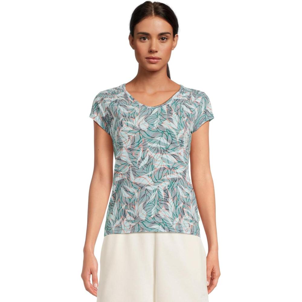 image:imageRoyal Robbins Womens Featherweight TeePacific Blue Presidio Print
