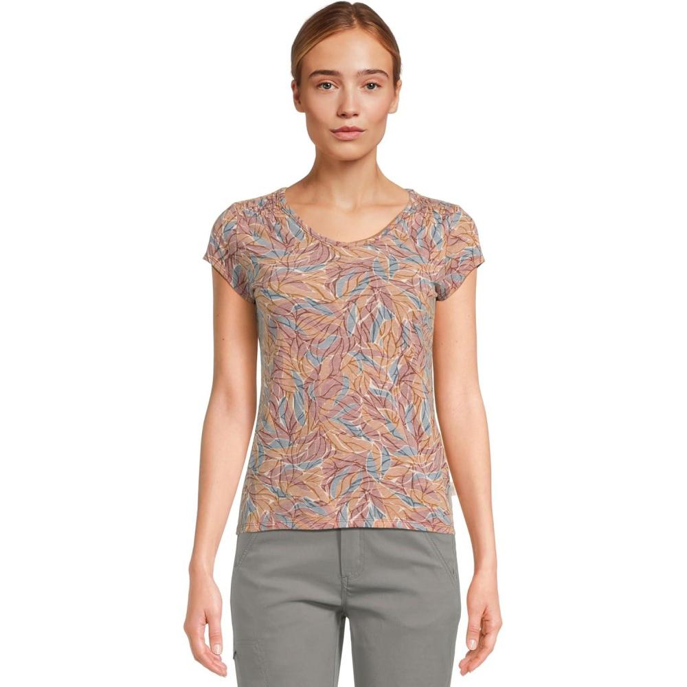 image:imageRoyal Robbins Womens Featherweight TeeWild Rhubarb Presidio Print