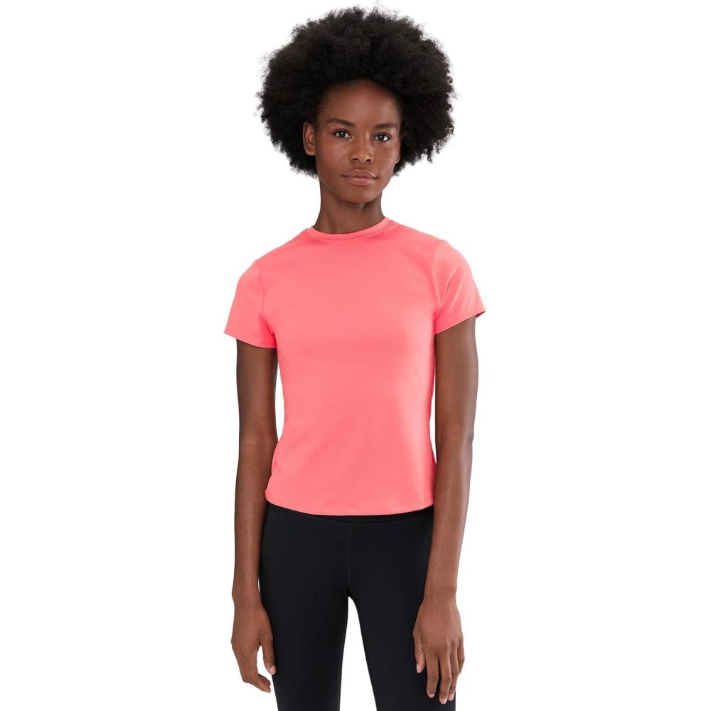 image:imageUnder Armour Womens Motion Fitted Short Sleeve TShirtBittersweet PinkPosh Pink