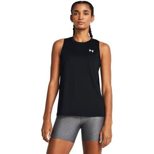 image:imageUnder Armour Womens Tech Tank Top100 White   Blackplus
