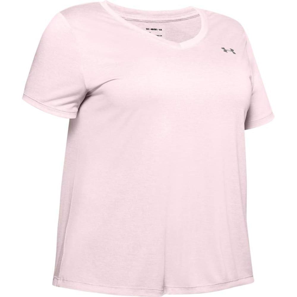 image:imageUnder Armour Womens Tech VNeck Twist ShortSleeve TShirtBeta Tint 658Tonal