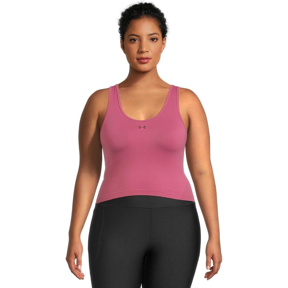 image:imageUnder Armour Womens Vanish Seamless Tank TopFuchsia DuskDark MaroonDark Maroon