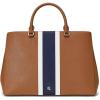 Tan/Soft White/Navy Stripe