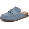 Vintage Blue Haze Suede