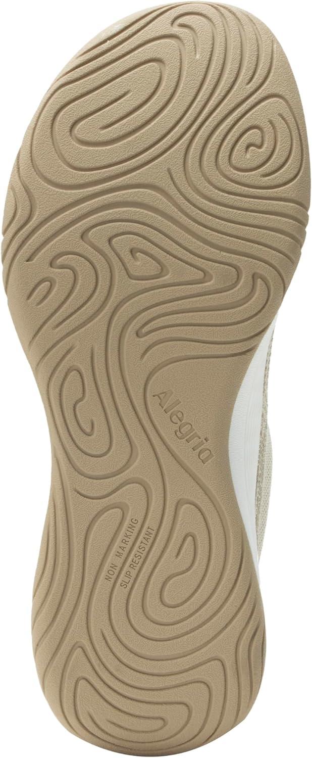 image:imageAlegria Women In8 Sneakers Wide Toe Box Natural Toe Shape Supportive Athletic ShoesCream