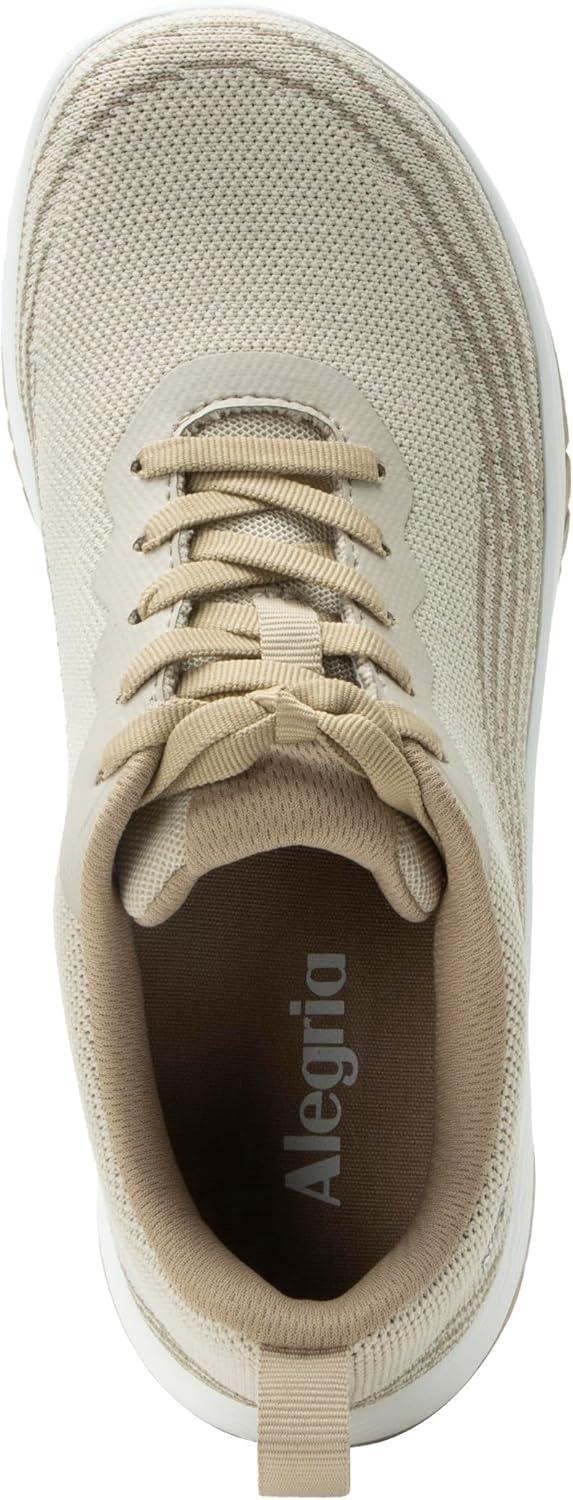 image:imageAlegria Women In8 Sneakers Wide Toe Box Natural Toe Shape Supportive Athletic ShoesCream