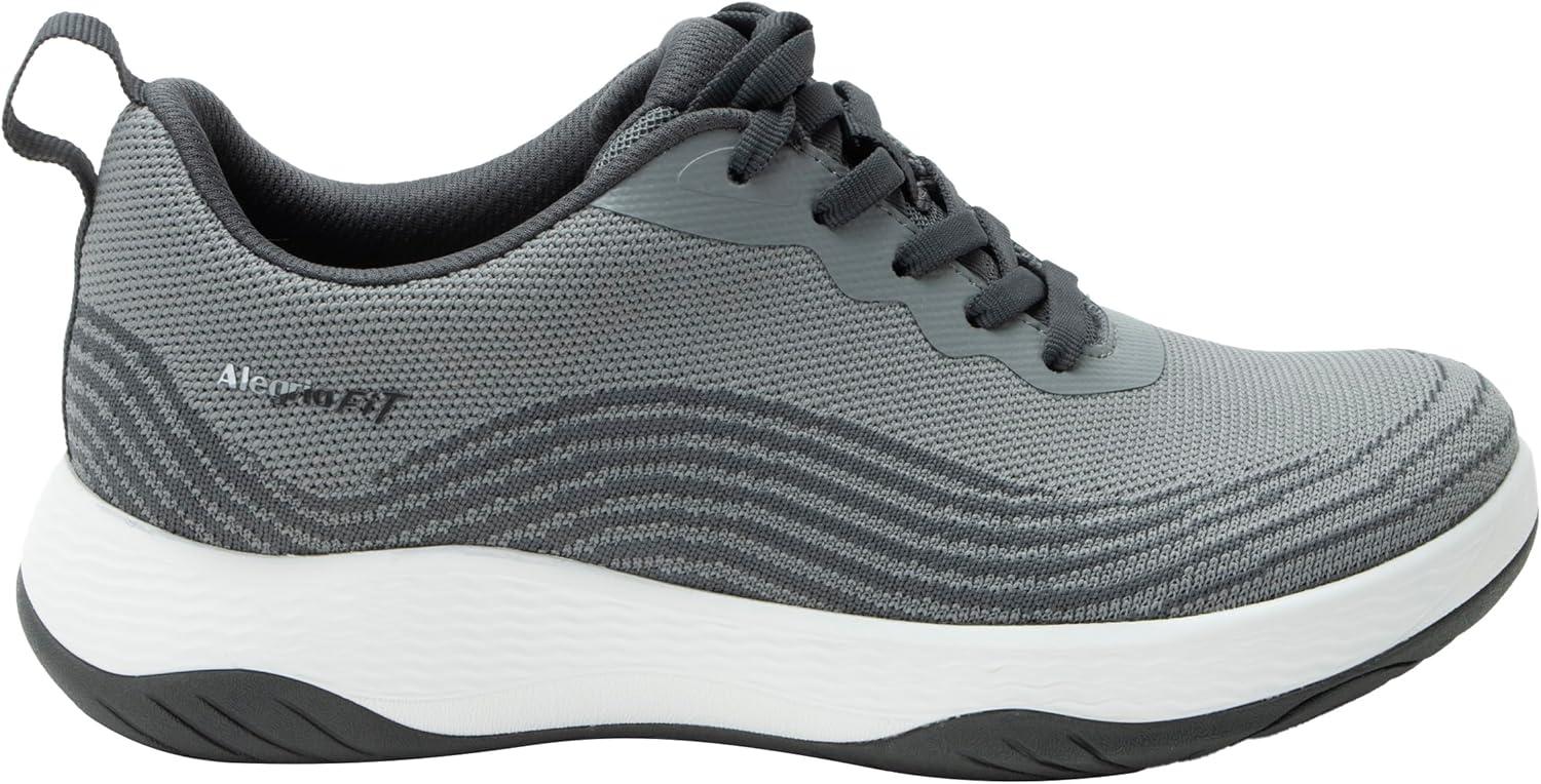 image:imageAlegria Women In8 Sneakers Wide Toe Box Natural Toe Shape Supportive Athletic ShoesGrey
