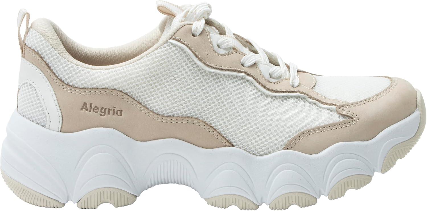 image:imageAlegria Womens Sleek Joy Fashion Casual Sport Slipon SneakerEcru