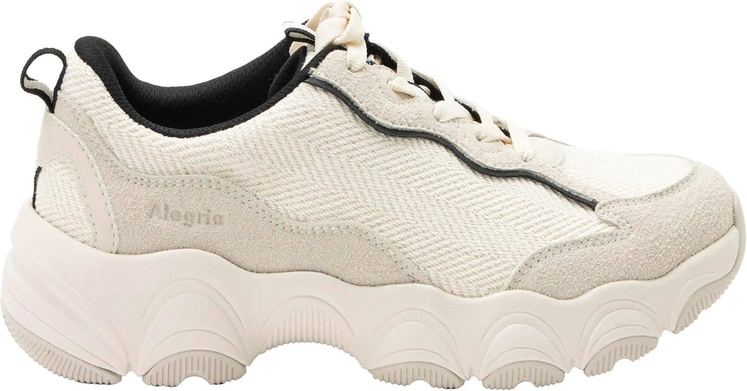 image:imageAlegria Womens Sleek Joy Fashion Casual Sport Slipon SneakerUnbleached Linen