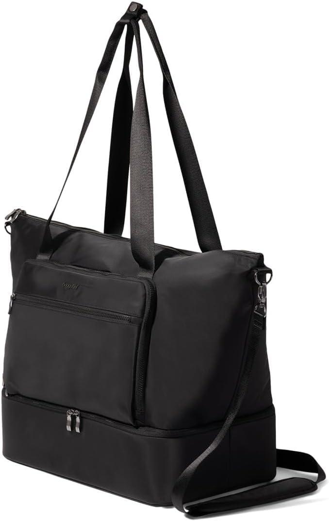 image:imageBaggallini Park Ave Lightweight 25x17 Travel Essential Weekender Tote Bag for WomenBlack Twill