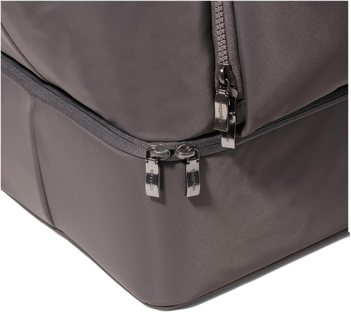image:imageBaggallini Park Ave Lightweight 25x17 Travel Essential Weekender Tote Bag for WomenSmoke Twill