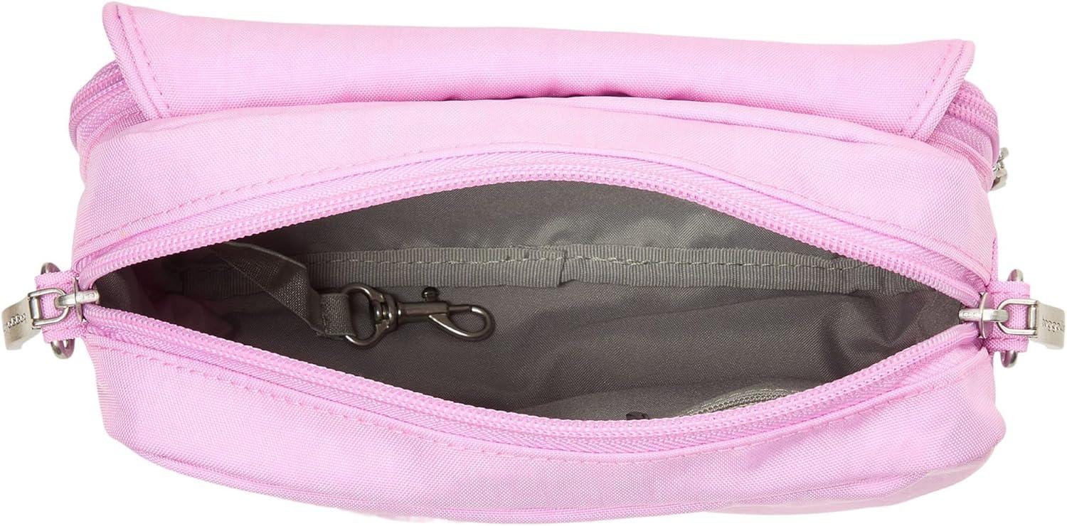 image:imageBaggallini womens Coastal Flip Lock Camera Bag CrossbodyHibiscus Pink