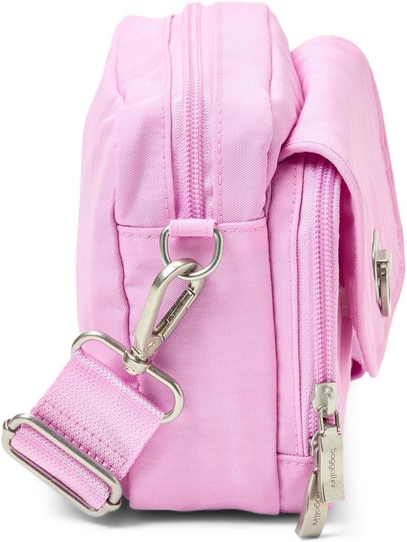 image:imageBaggallini womens Coastal Flip Lock Camera Bag CrossbodyHibiscus Pink