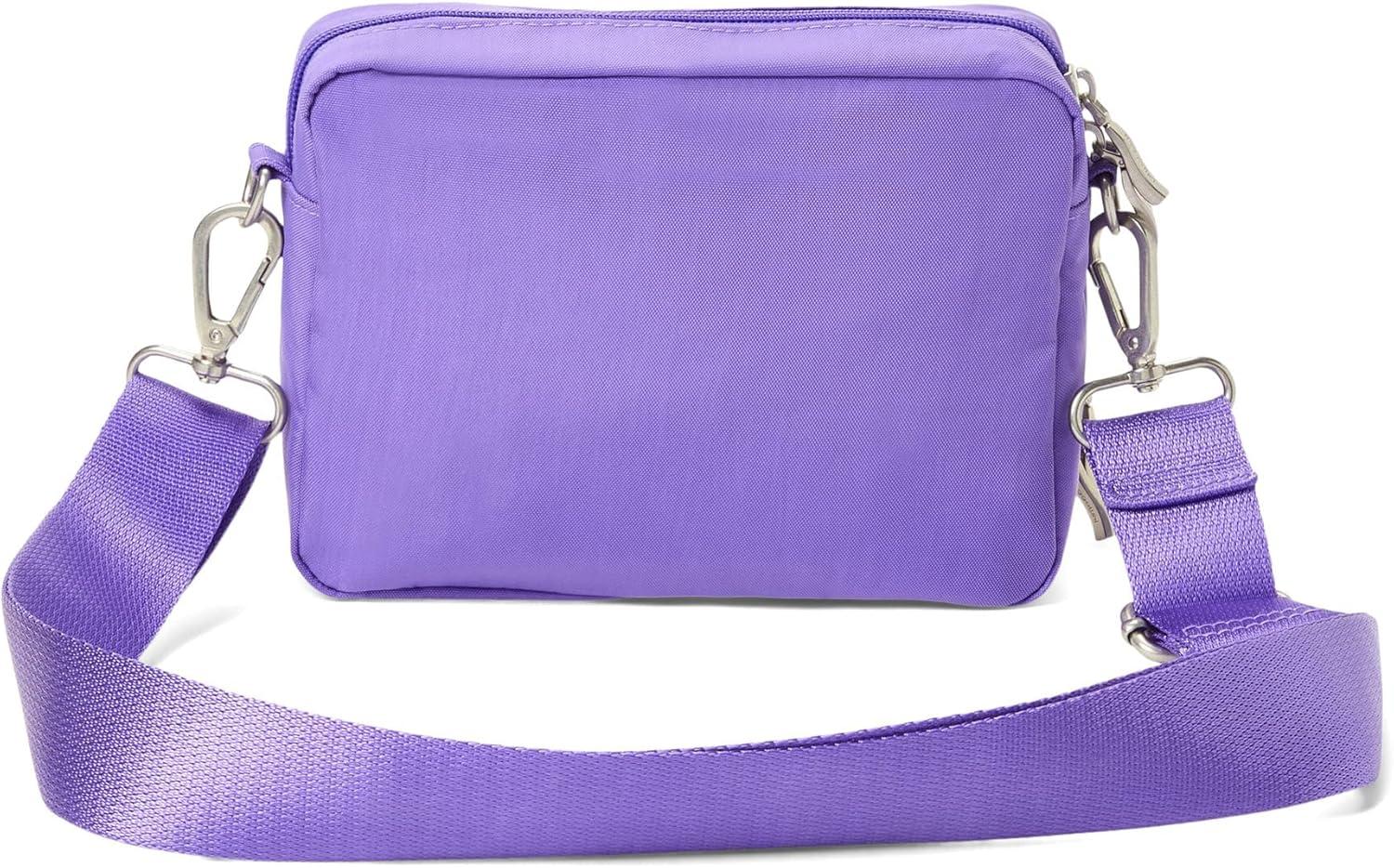 image:imageBaggallini womens Coastal Flip Lock Camera Bag CrossbodyLavender Surf